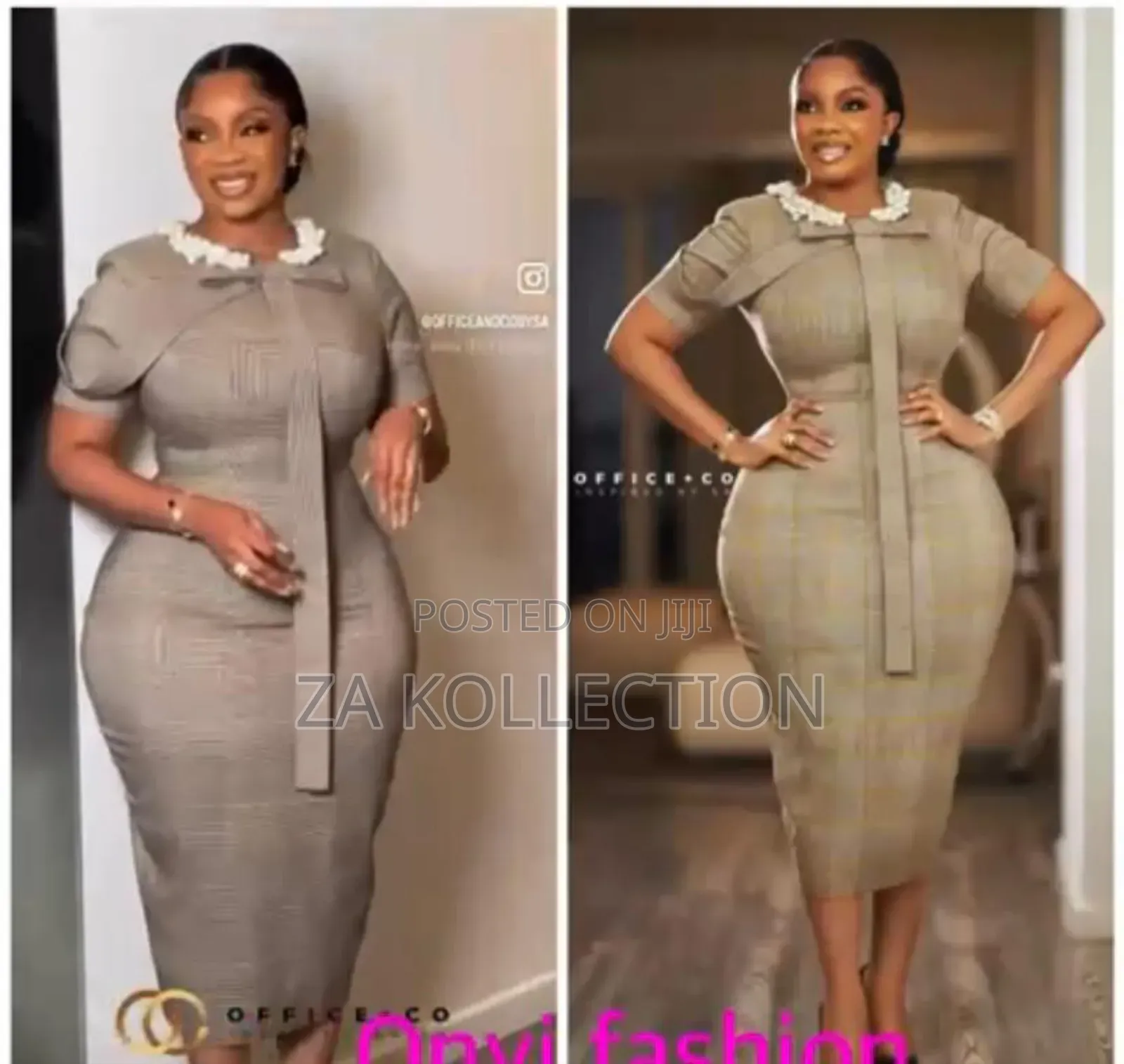Ladies Fitted Office Dress