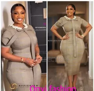 Ladies Fitted Office Dress