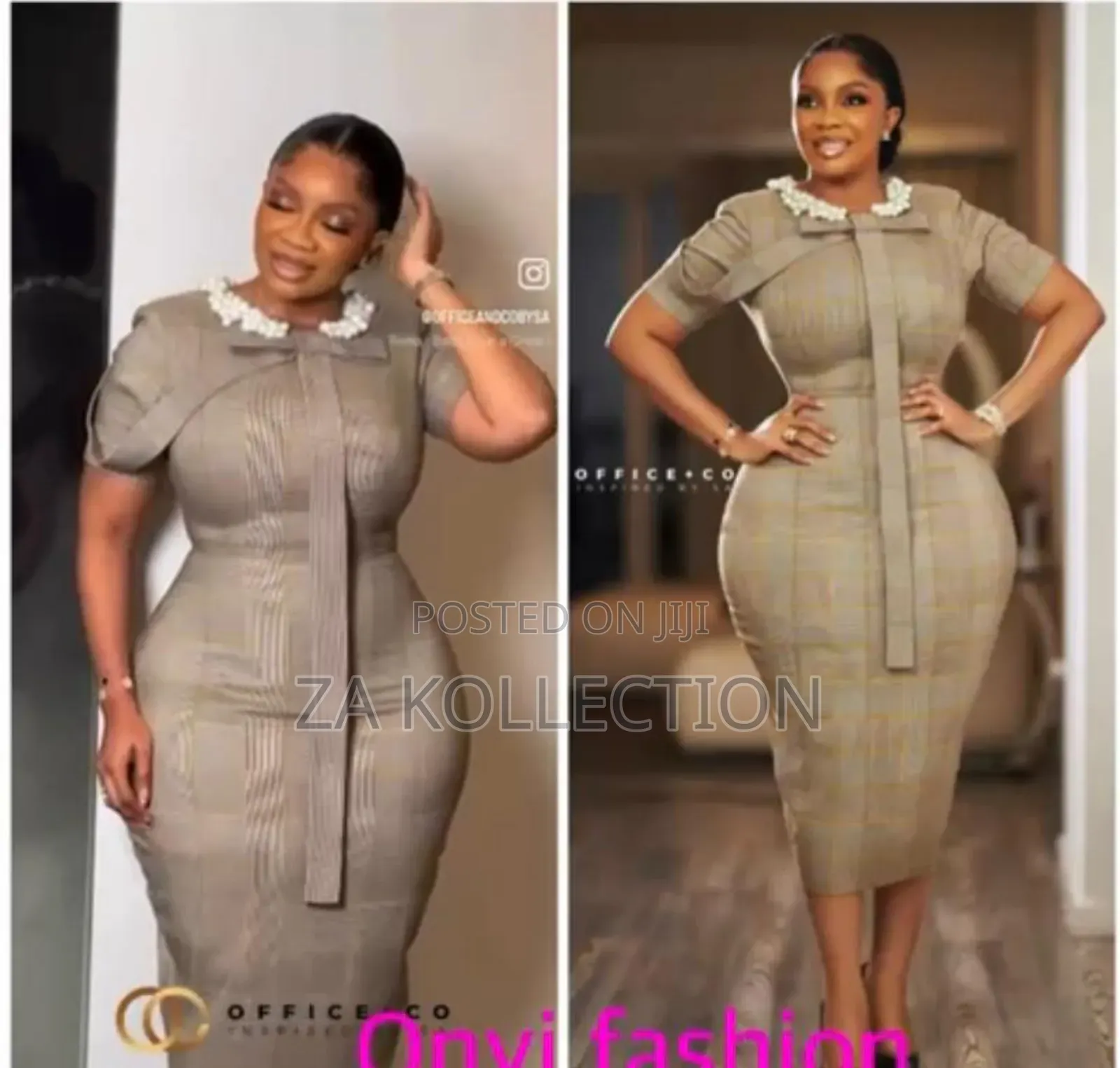 Ladies Fitted Office Dress