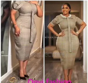 Ladies Fitted Office Dress