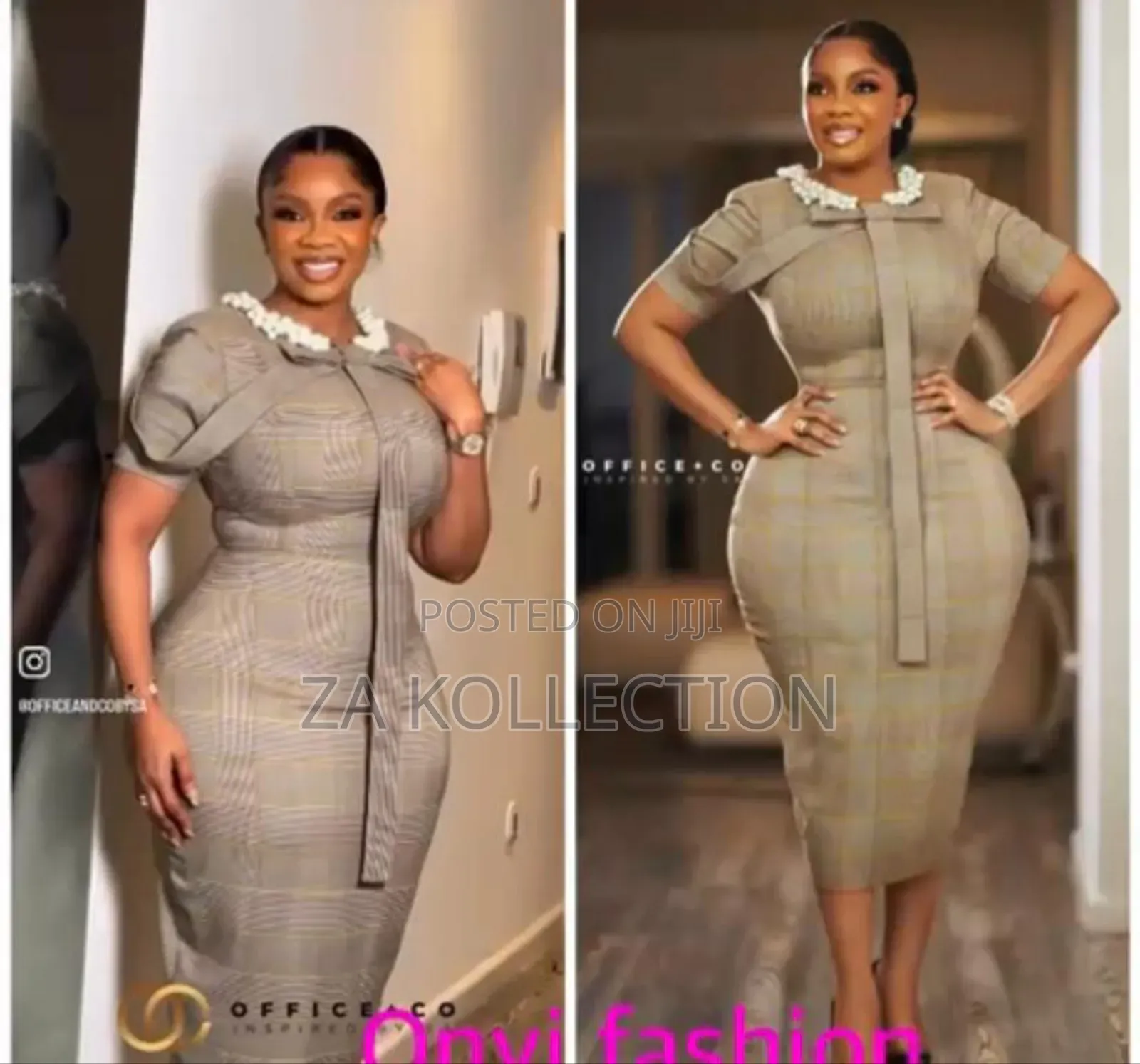 Ladies Fitted Office Dress