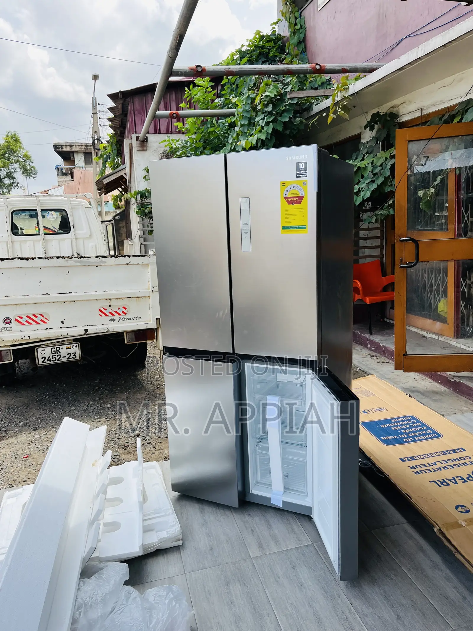 Energy Efficient Samsung 4 Doors 488l Fridge(Gray) 