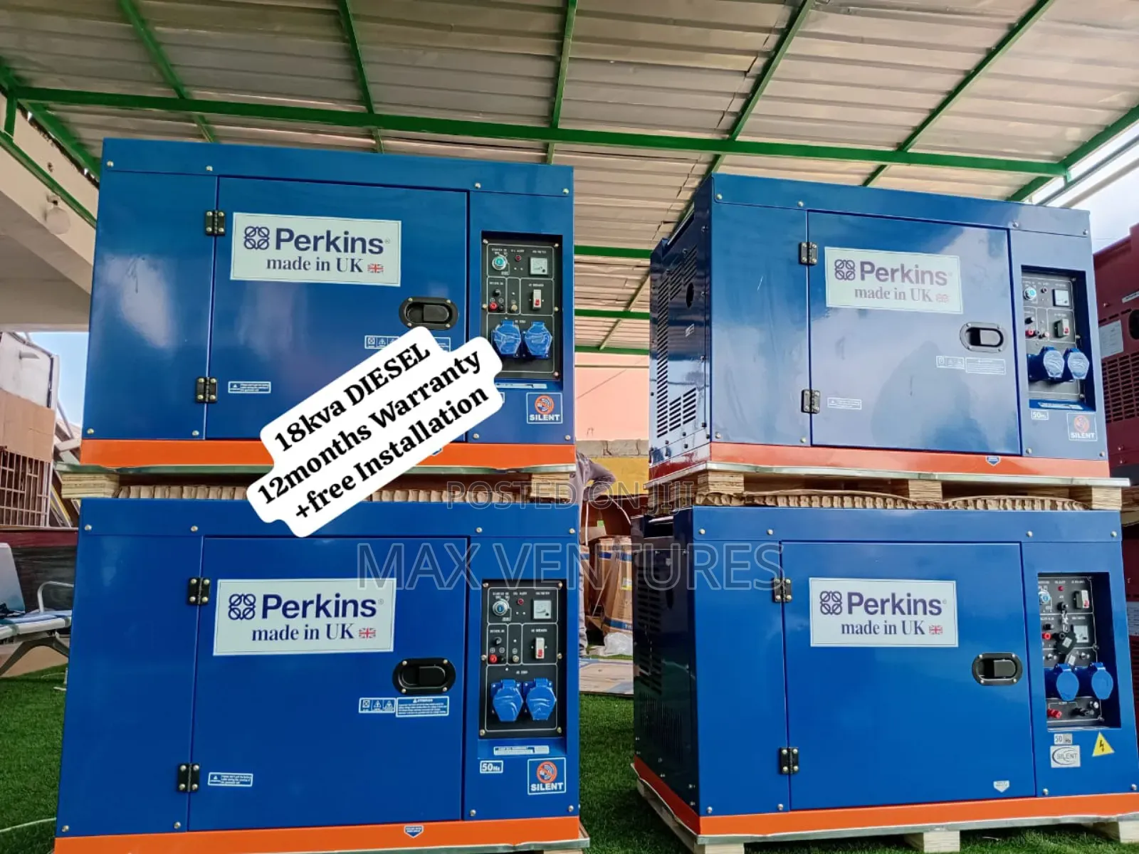 Perkins 18kva Emergency Power Backup 18kva Remote Controlled
