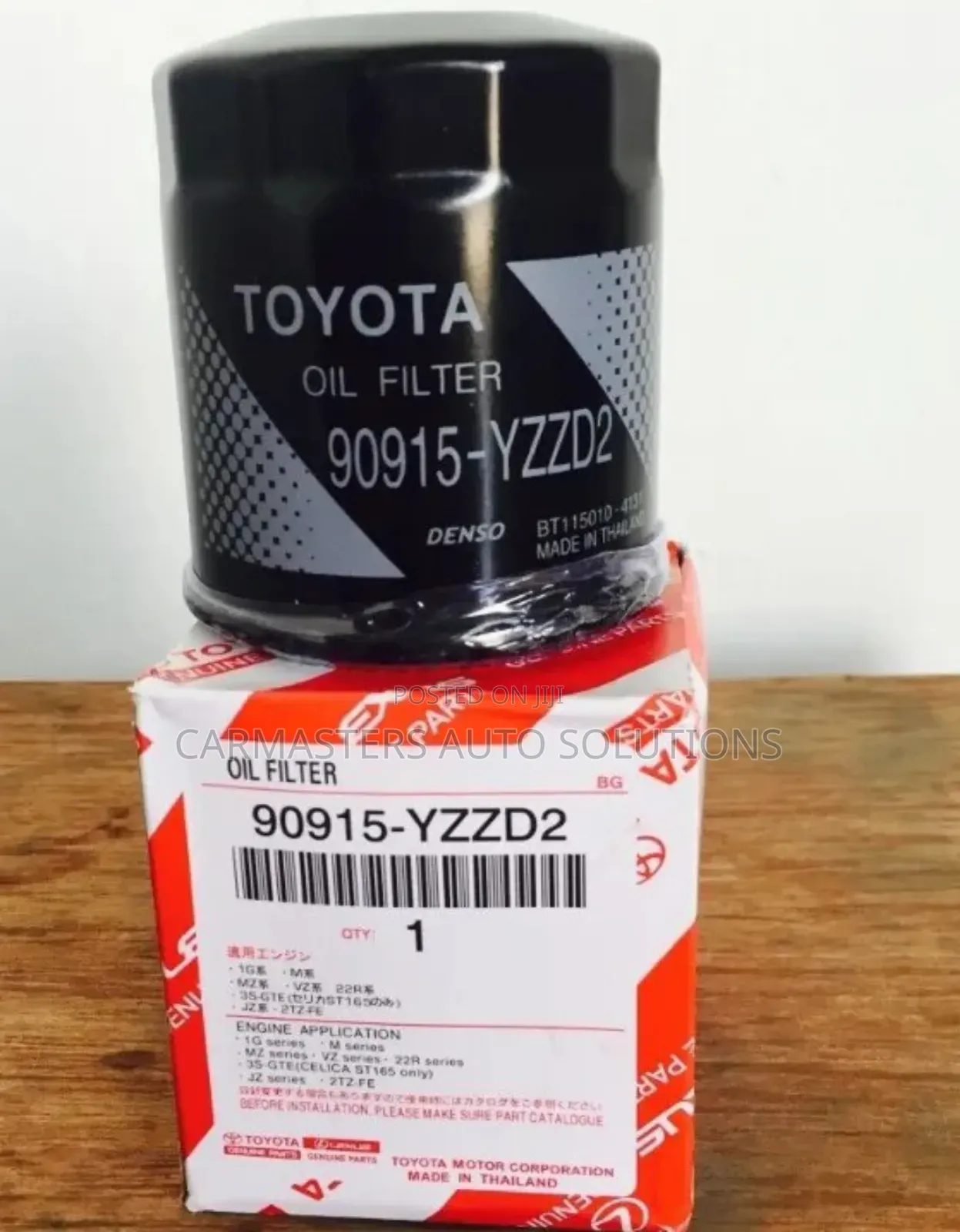 Toyota Oil Filter (90915-yzzd2)