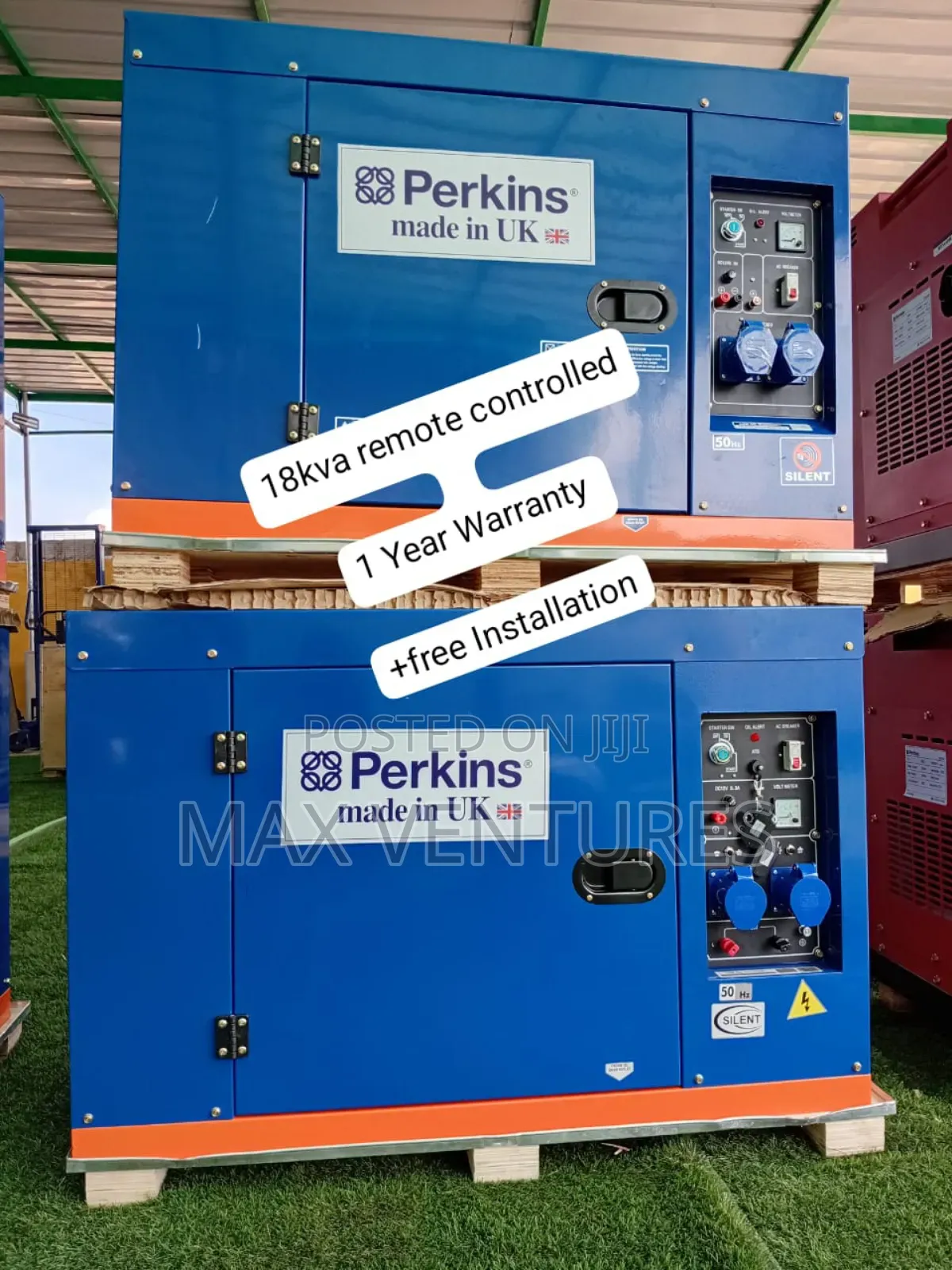Diesel 18kva Perkins Silent Storm 18kva Remote Control Gen