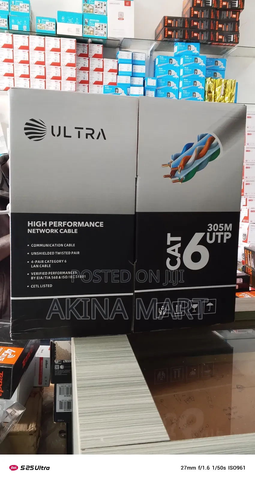 Ultra Utp Cat6 Cable 305m Cat6 Cable