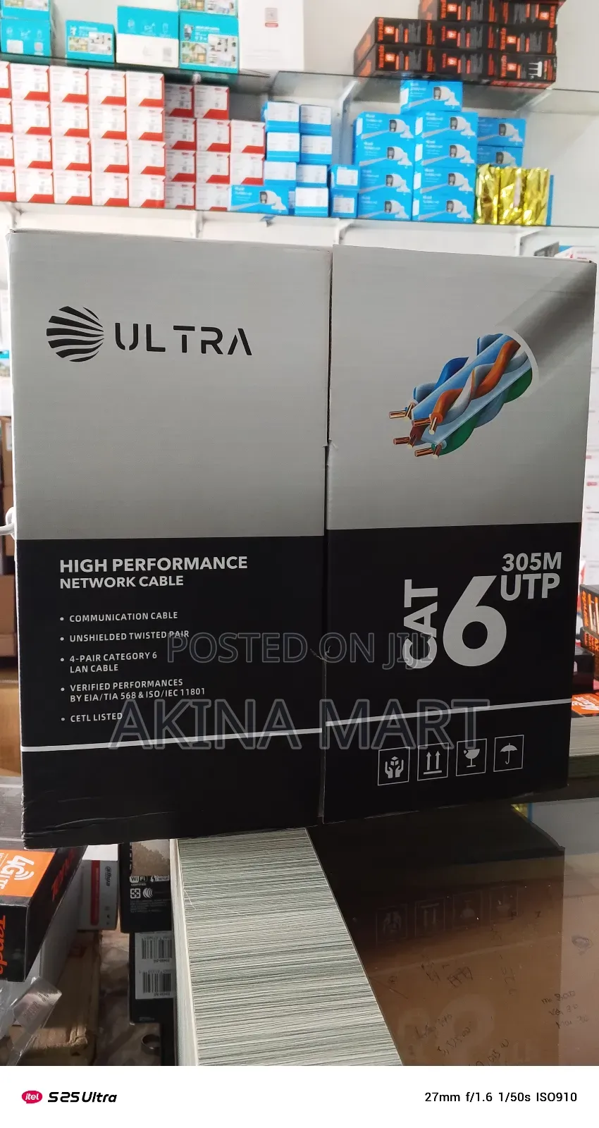 Ultra Utp Cat6 Cable 305m Cat6 Cable