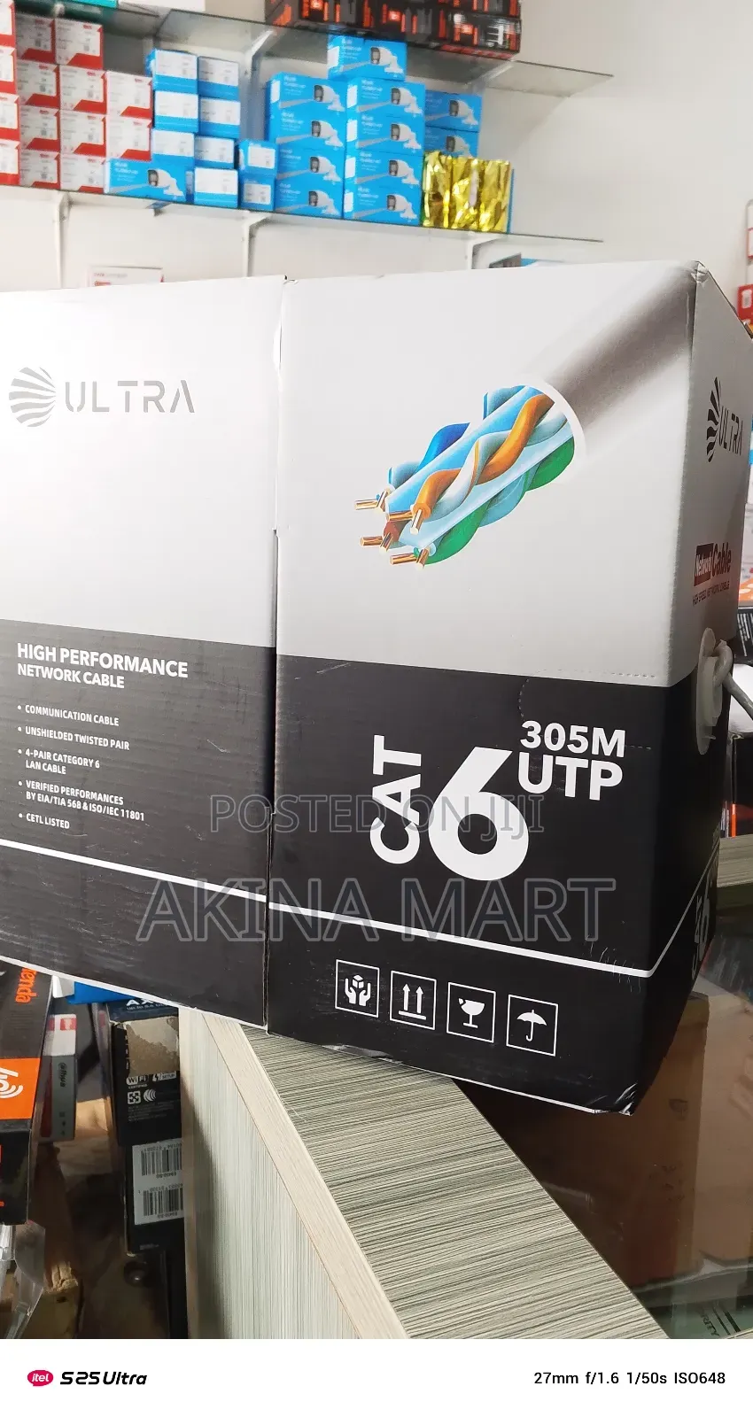 Ultra Utp Cat6 Cable 305m Cat6 Cable