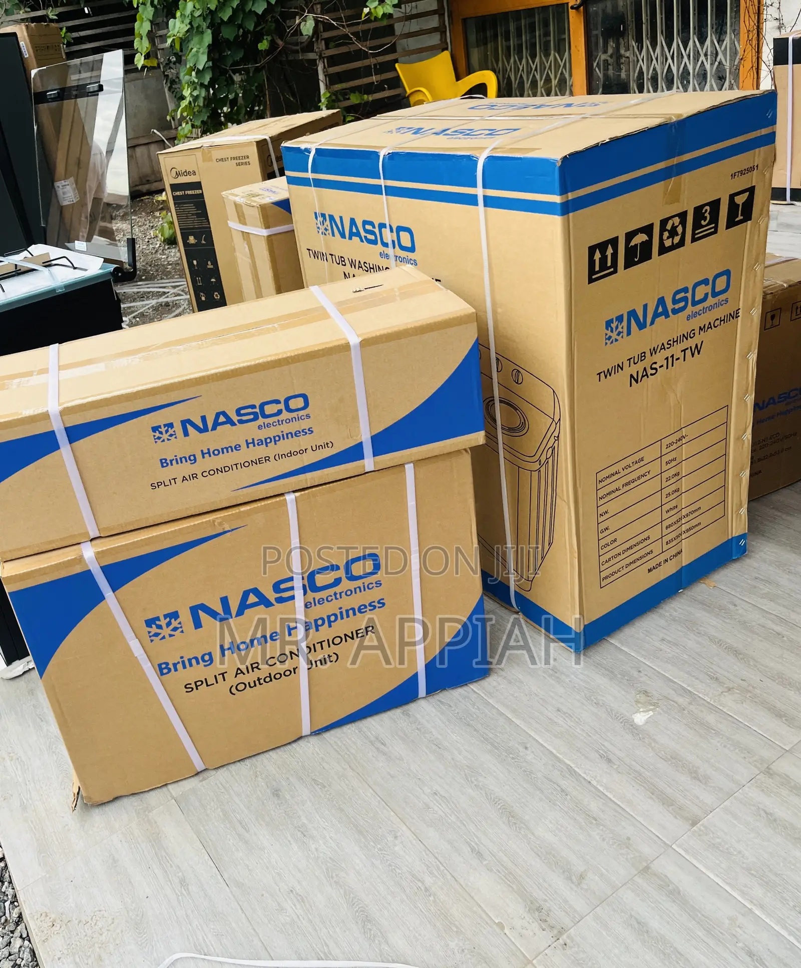 Nasco 1.5hp Split Type Air Conditioner(2025 Model)White.