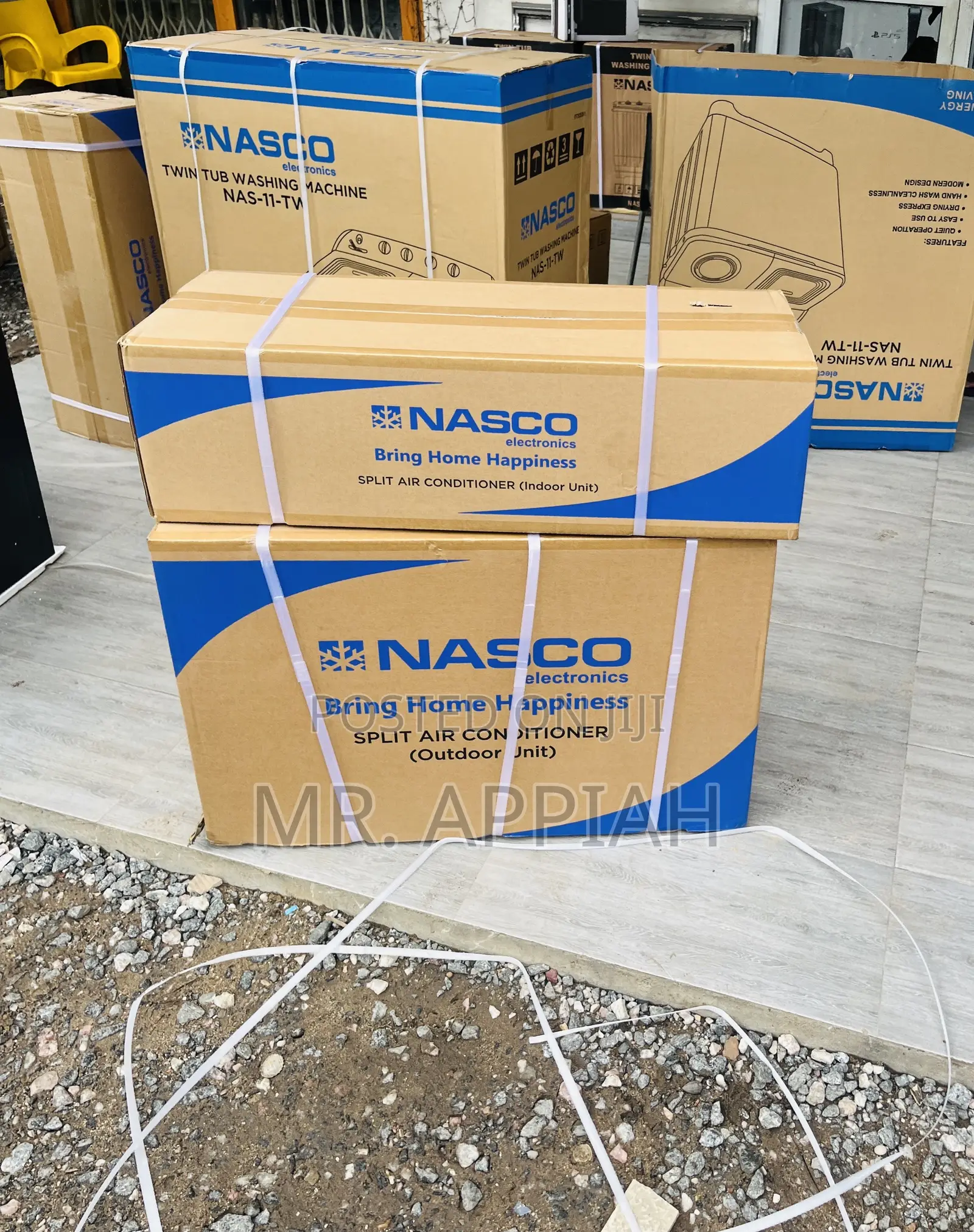 Split Type Nasco 2.0hp Air Conditioner(White)2025 Model