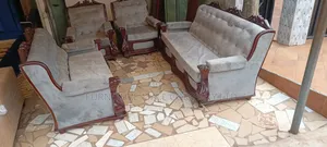 Quality Wood Local Sofa Set❤💯😘💕. Free Delivery