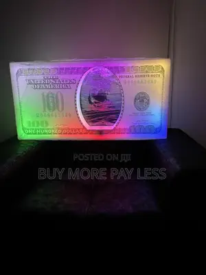 100 Dollar Bill Led Bottle Glorifier