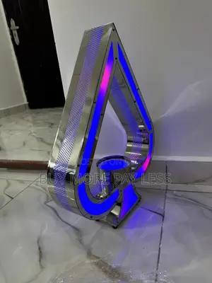 Ace Of Spade Led Bottle Glorifier 1in 1 Silver