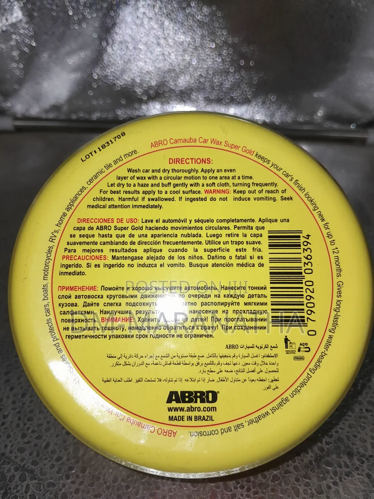 Carnauba Car Wax for Car Boby Polish