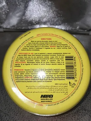 Carnauba Car Wax for Car Boby Polish