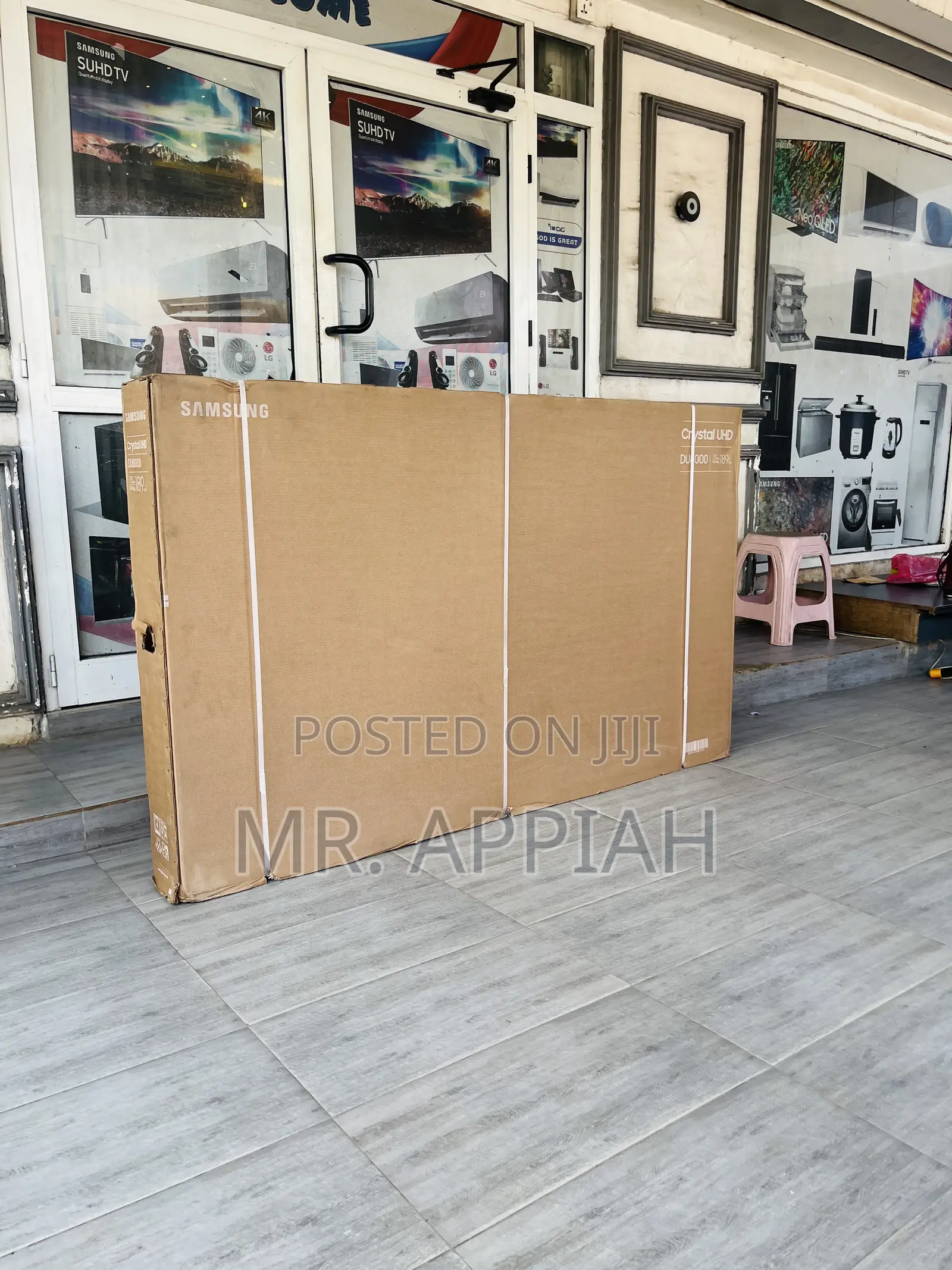 Newly Made Samsung Crystal Uhd Smart Tv(75du8000).