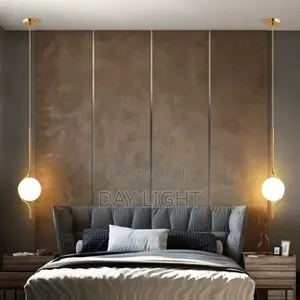Pair of Bedside Hanging Pendant Light