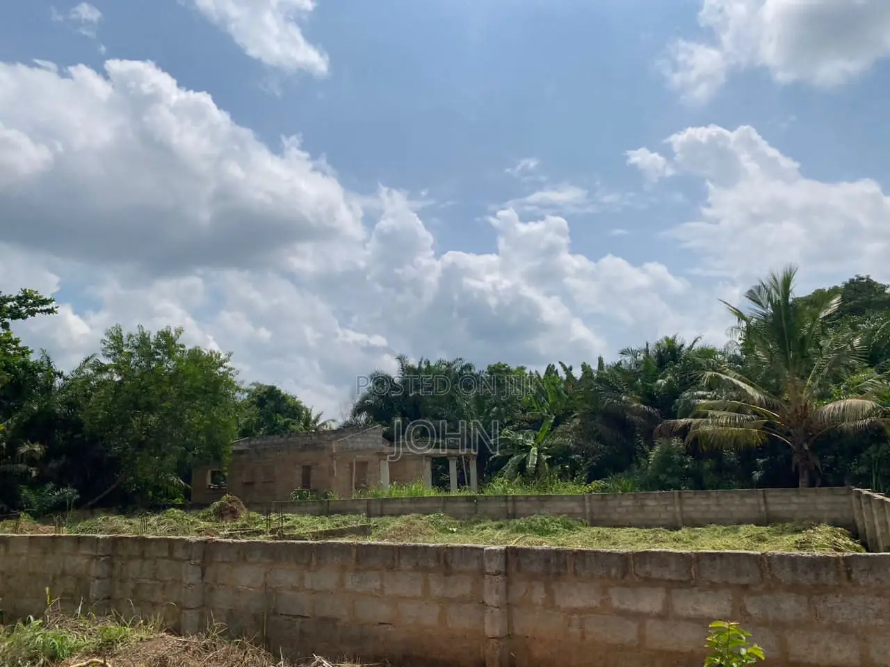 Fenced Land With Footings for Sale at Kweiman(Ayimensah)