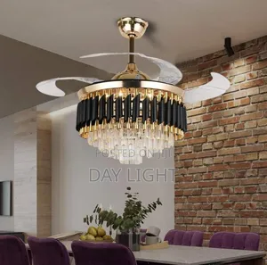Brand New Remote Control Fan With Light