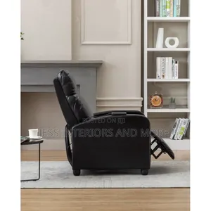 Leather Compact Massage Chair With Remote Control