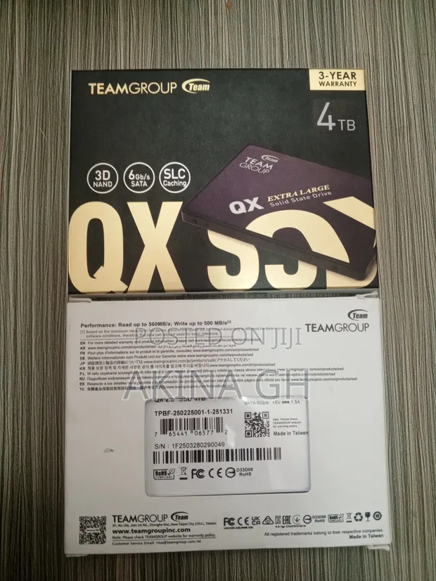 Teamgroup Qx 4tb 3d Nand QLC 2.5" Solid State Drive SSD