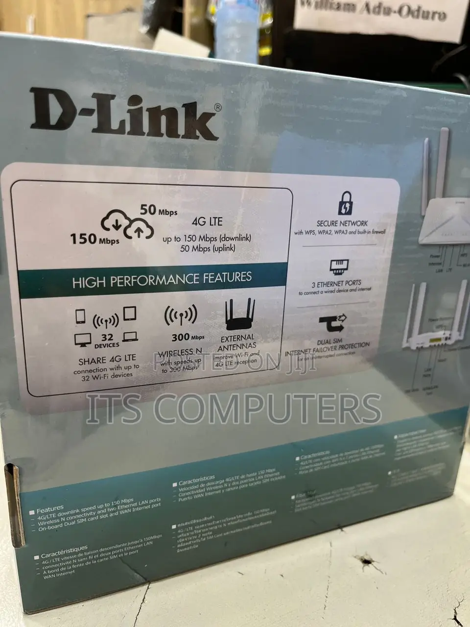 D-Link Dual Sim Cat 4 Lte Router