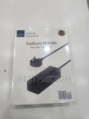 Wiwu Gallium Nitride Dual Usb-C + Dual Usb-A