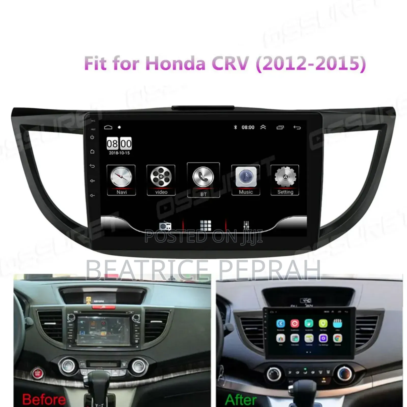 Honda Cr-v Android Screen With Reverse Camera