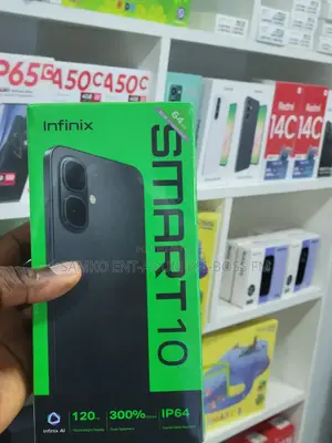 New Infinix Smart 10 128 GB Black