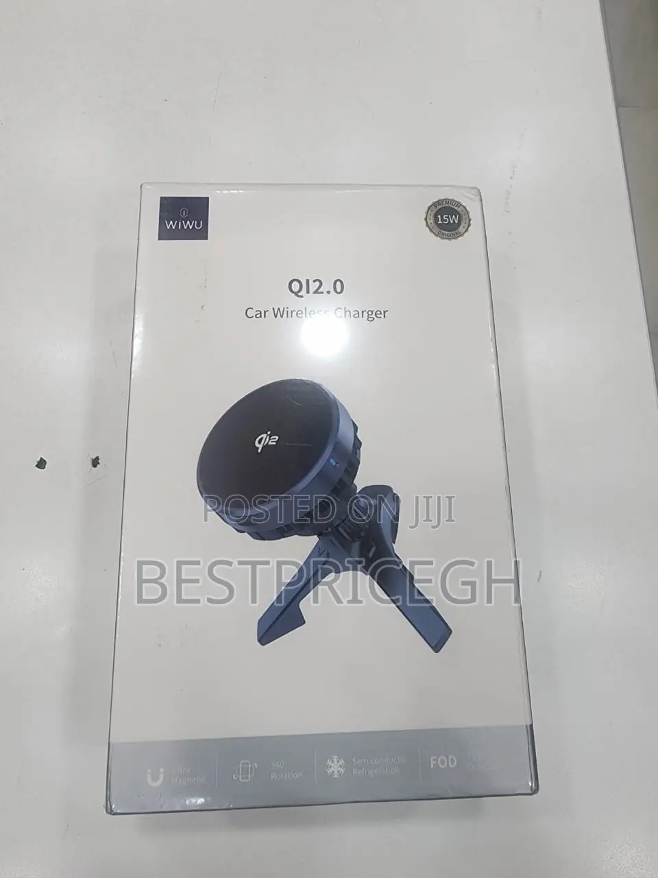Wiwu Qi2.0 Car Wireless Charger