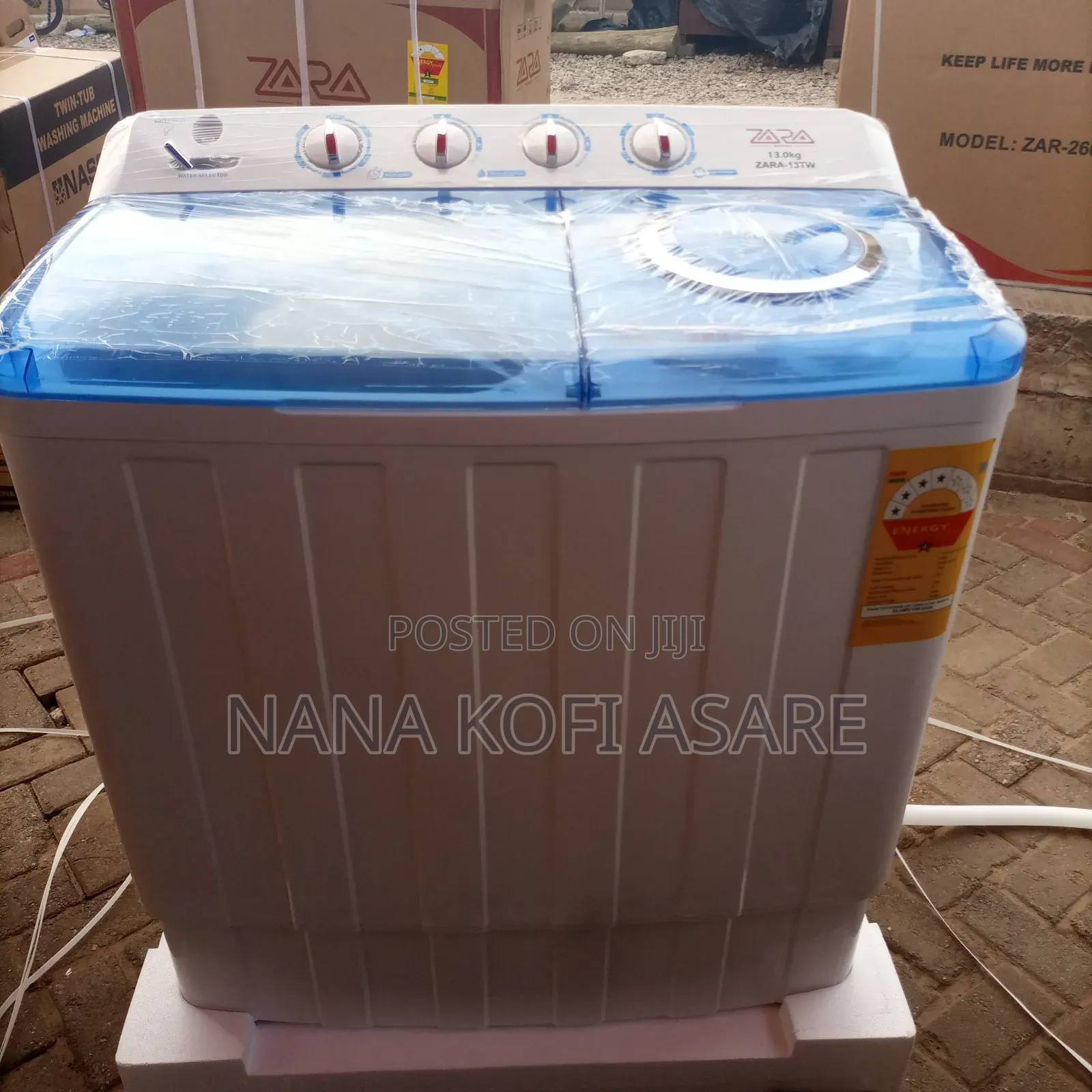 Zara 13kg Semi Automatic Washing Machine