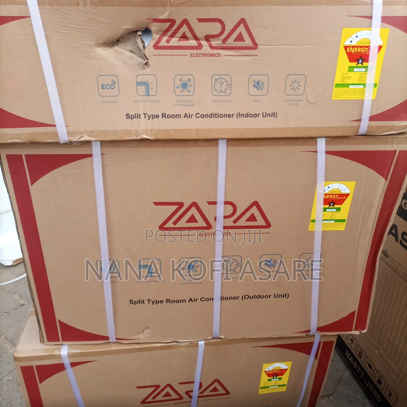 Zara 1.5hp Split Type Ac R410 Gas