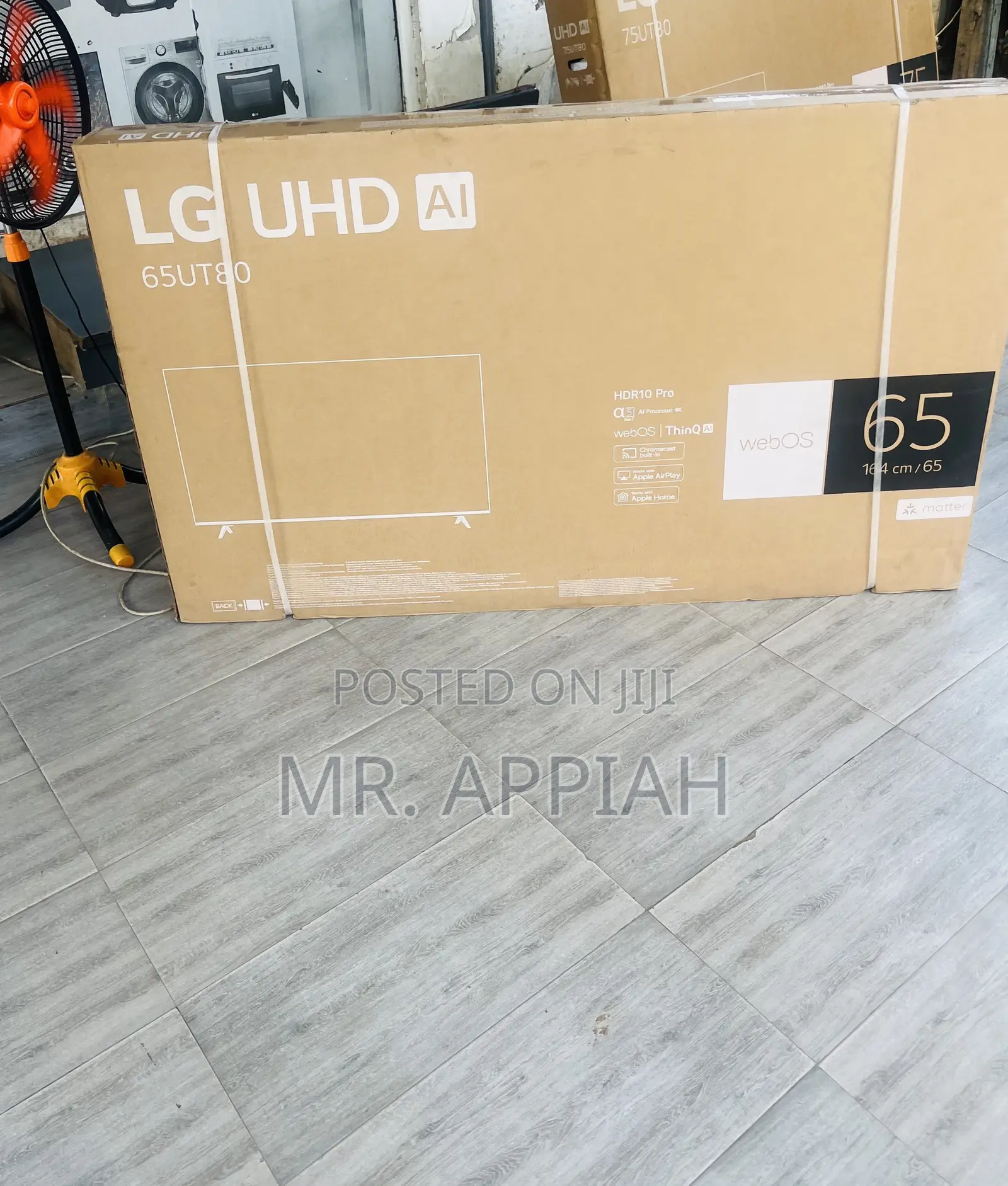 Uhd Smart Lg 65ut8000. 2024/ 2025 Model(Black)