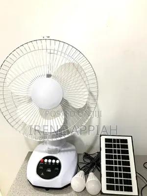 Rechargeable Solar Fans