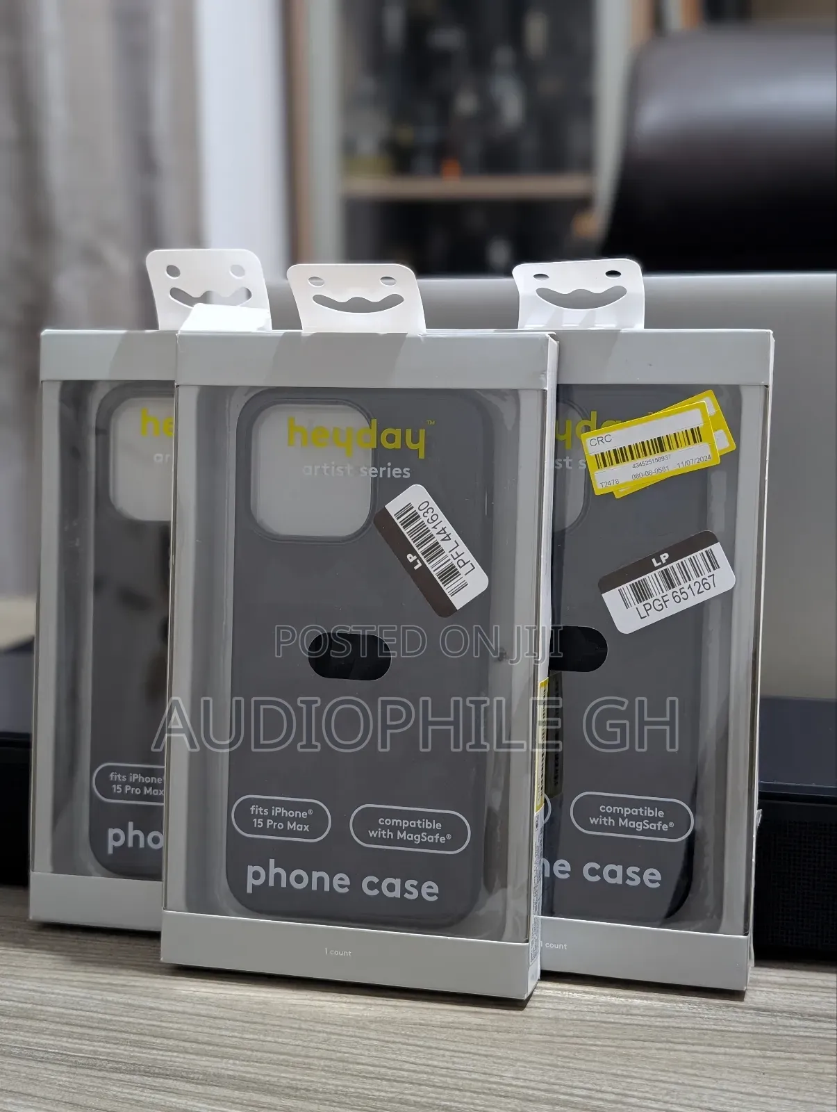 Heyday Apple iPhone 15 Pro Max Faux Leather Case With Magsaf