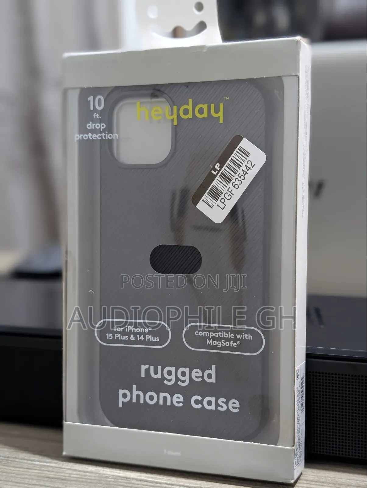 Heyday Apple iPhone 15 Pro, Plus, 14 Plus, 15, 14, 13 Rugged Case