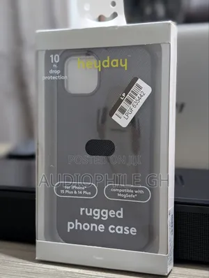Heyday Apple iPhone 15 Pro, Plus, 14 Plus, 15, 14, 13 Rugged Case