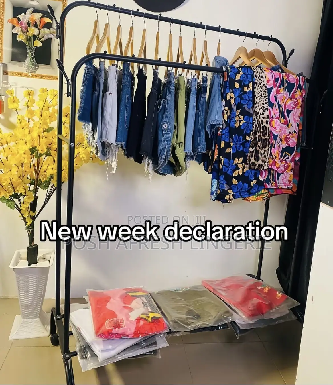 Clothes Rack Pole
