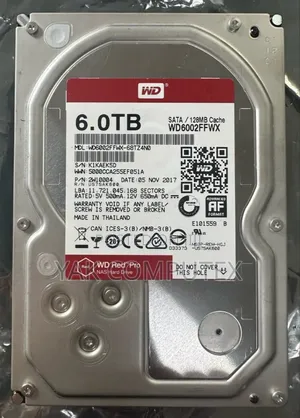 Western Digital Wd Red Pro 6tb Sata Hard Drive Tested 100%