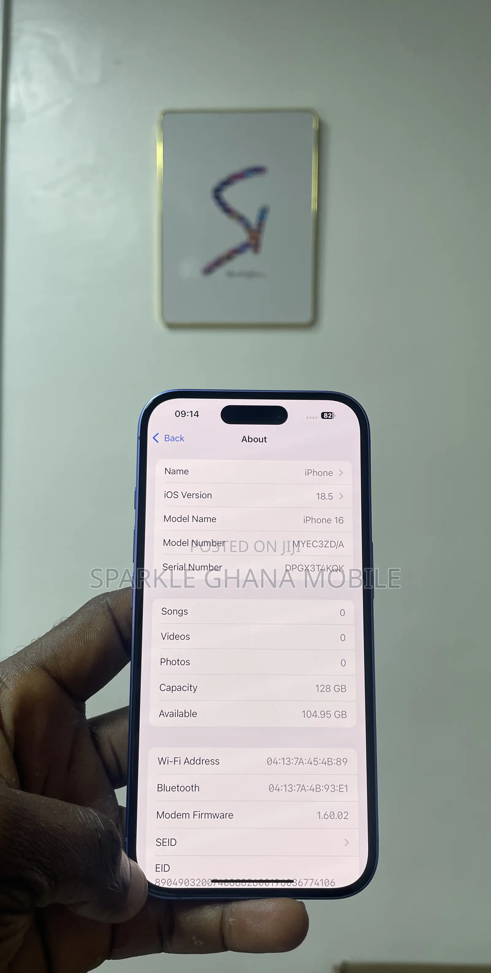 Apple iPhone 16 128 GB Blue