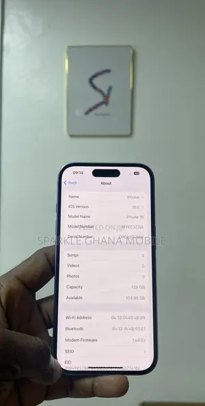 Apple iPhone 16 128 GB Blue