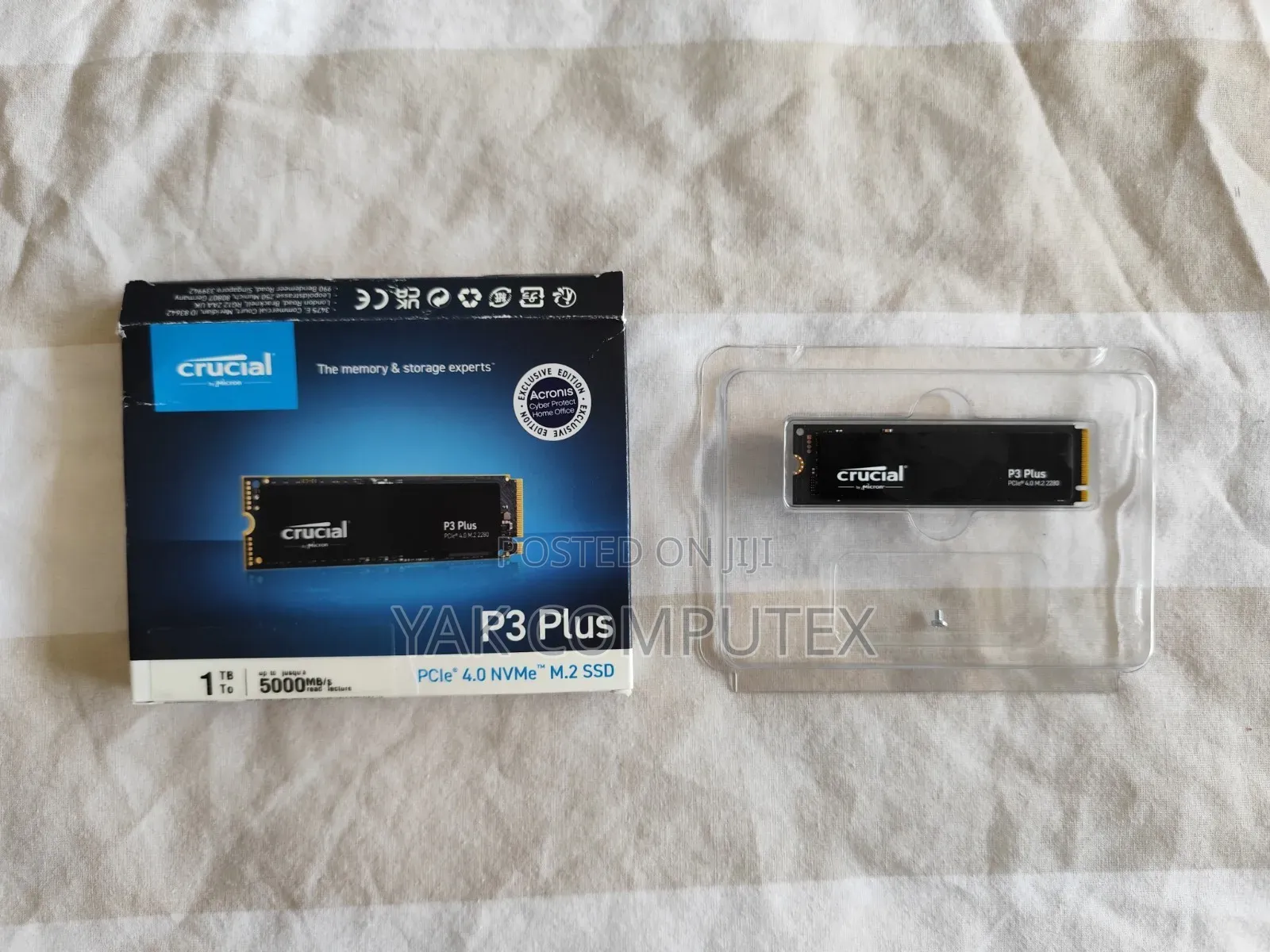 Boxed: Crucial P3 Plus Pcie 4.0 Nvme M.2 Ssd - 1tb Storage