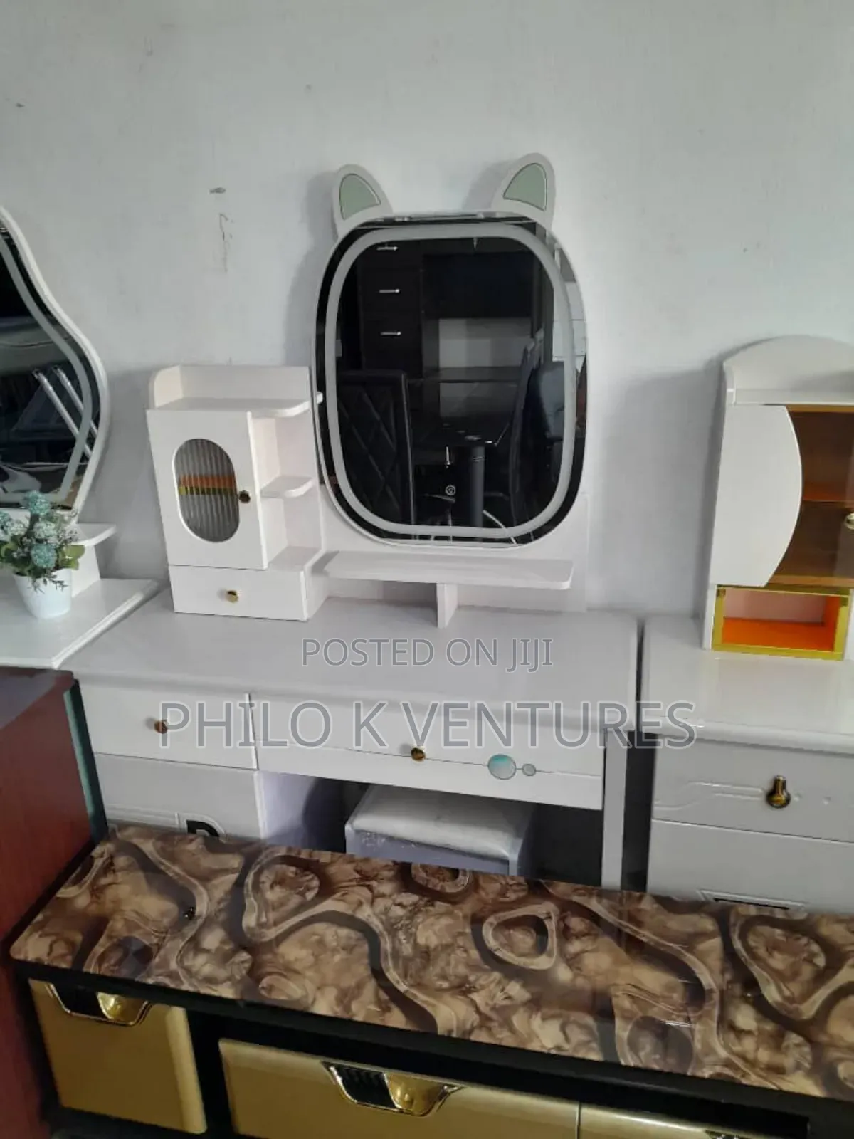 Dressing Mirror or Dresser With 2 Drawers for Sale