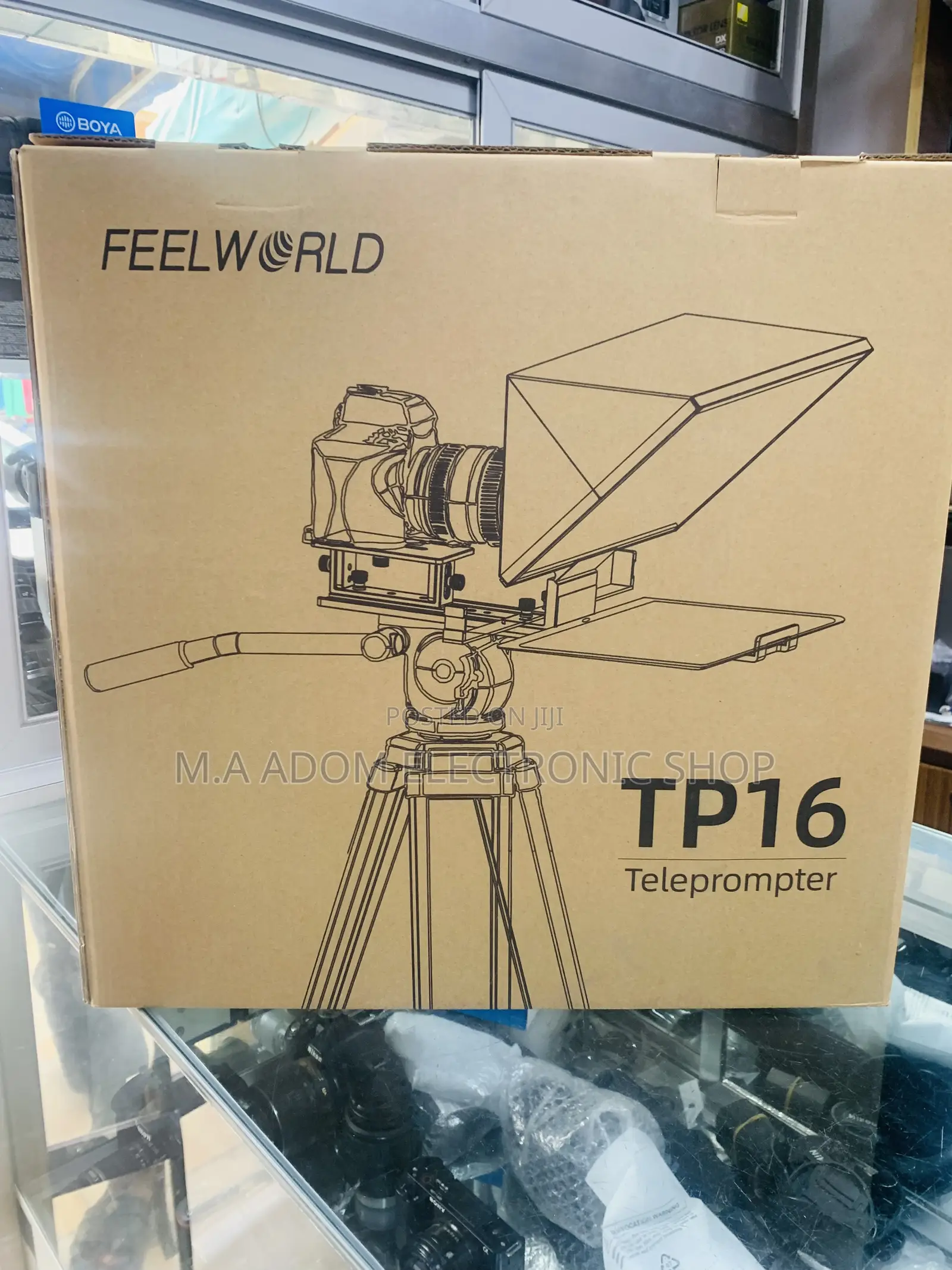 Folding Tele Prompter Tp16