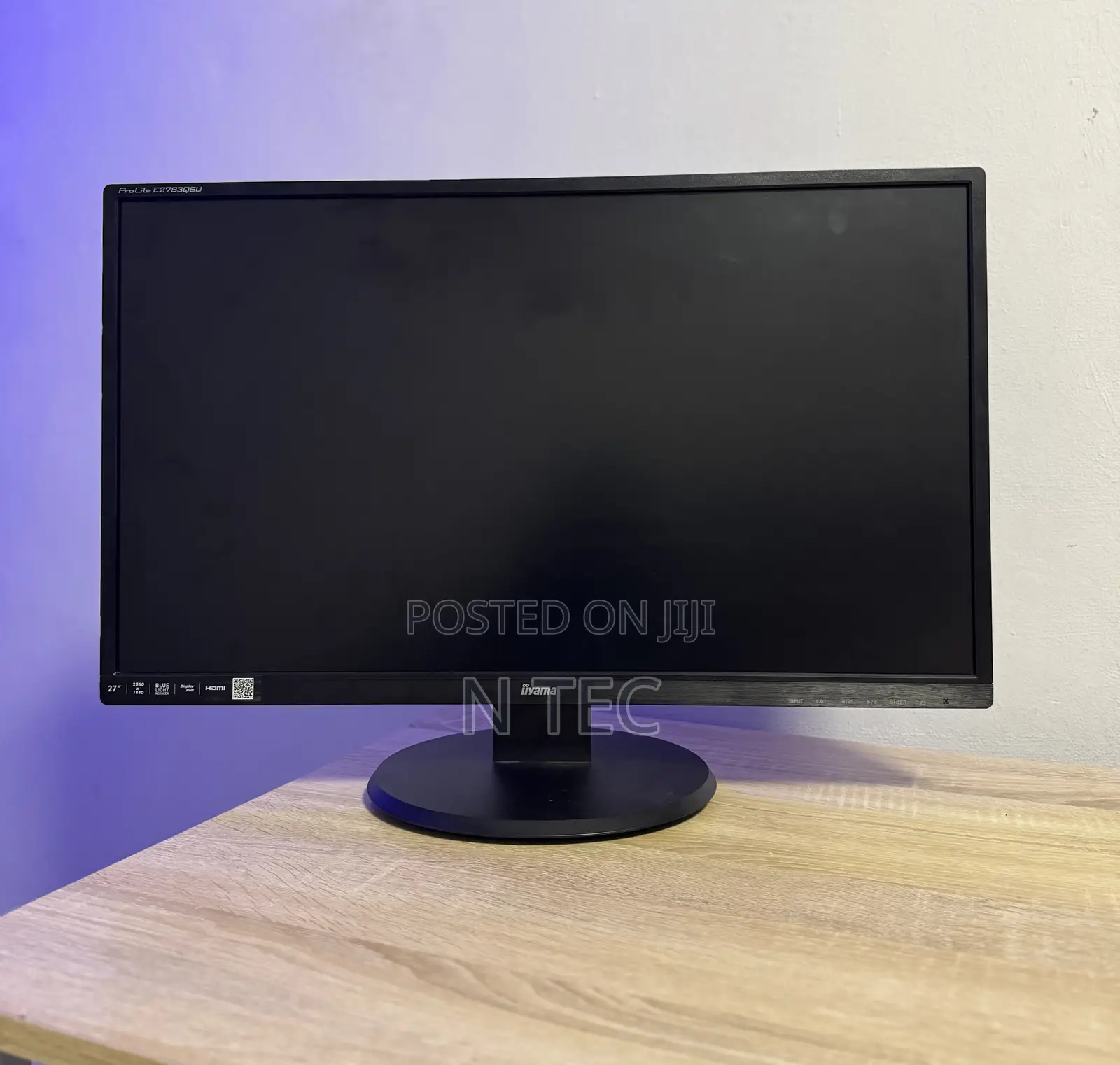 27 Inches Iiyama Prolite QHD Monitor