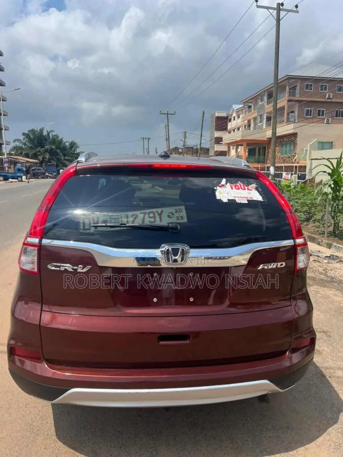 Honda CR-V EX-L 4dr SUV AWD (2.4L 4cyl CVT) 2016 Red