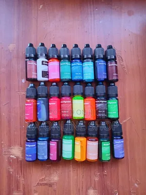 24 Pieces Set Color Uv Pigment For Epoxy Resin Arts Crafts