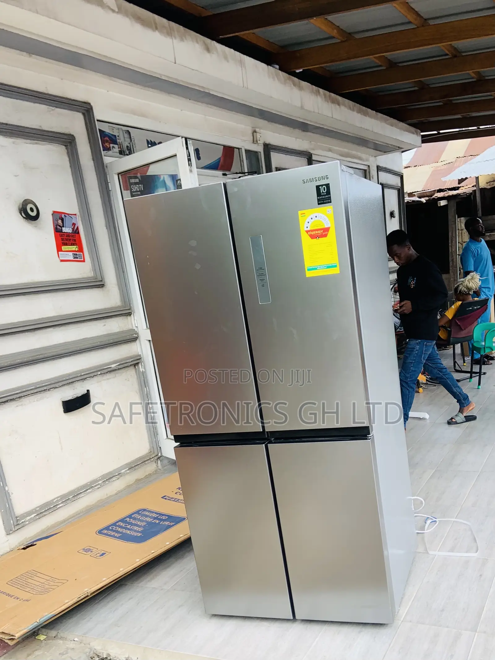 Grab Accurate Grey Sidebyside Samsung 4 Doors Fridge