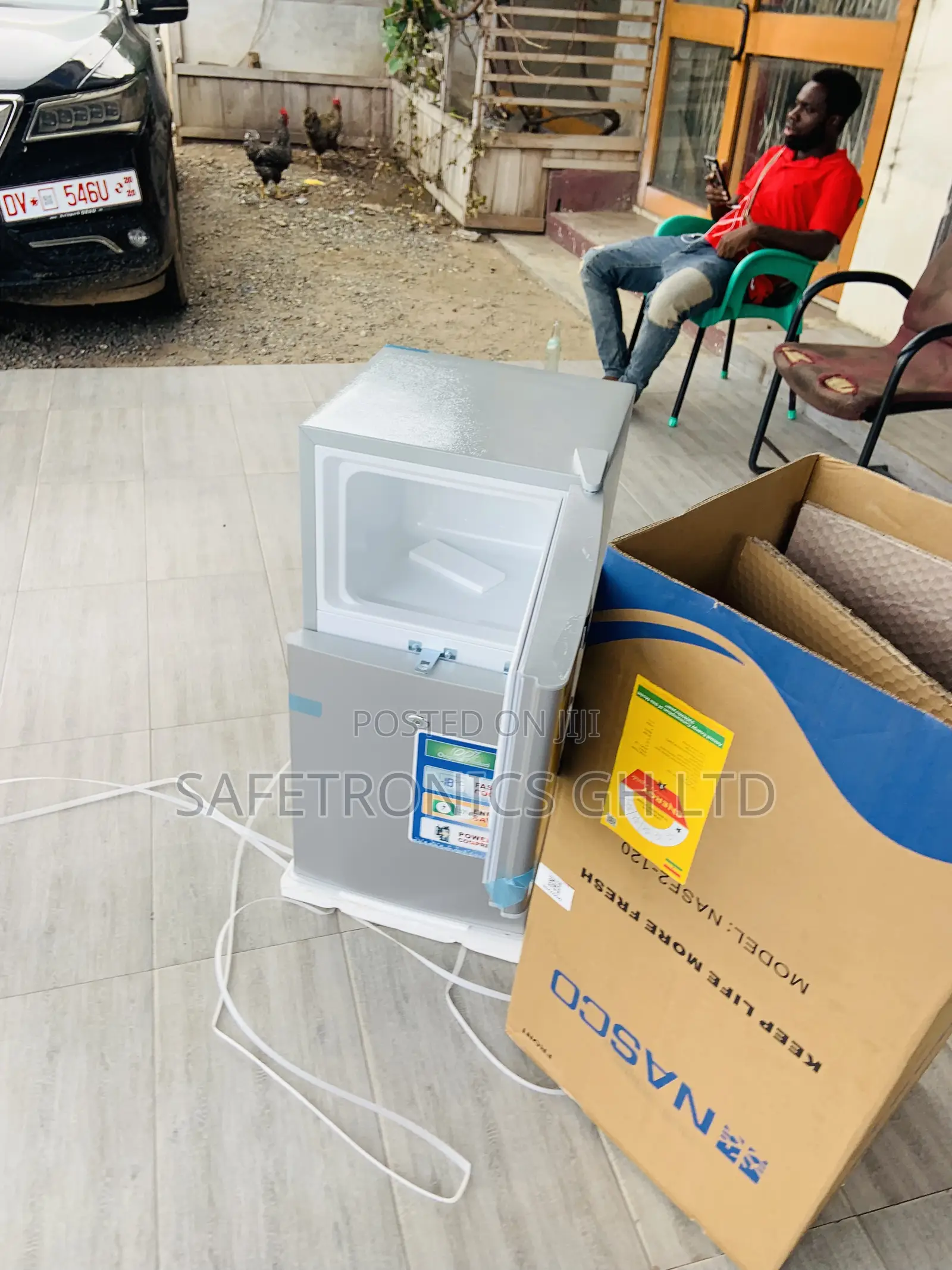 Kindly Order 90l 2 Doors Grey Nasf2-120 Topfreezer Fridge