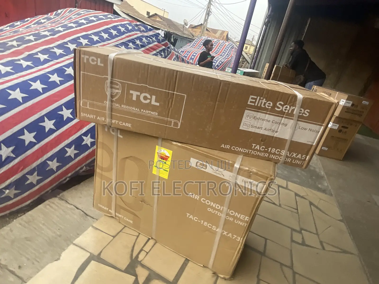 Non Inverter TCL Air Conditioner 2.0hp ( 3 Star) R410 Gas